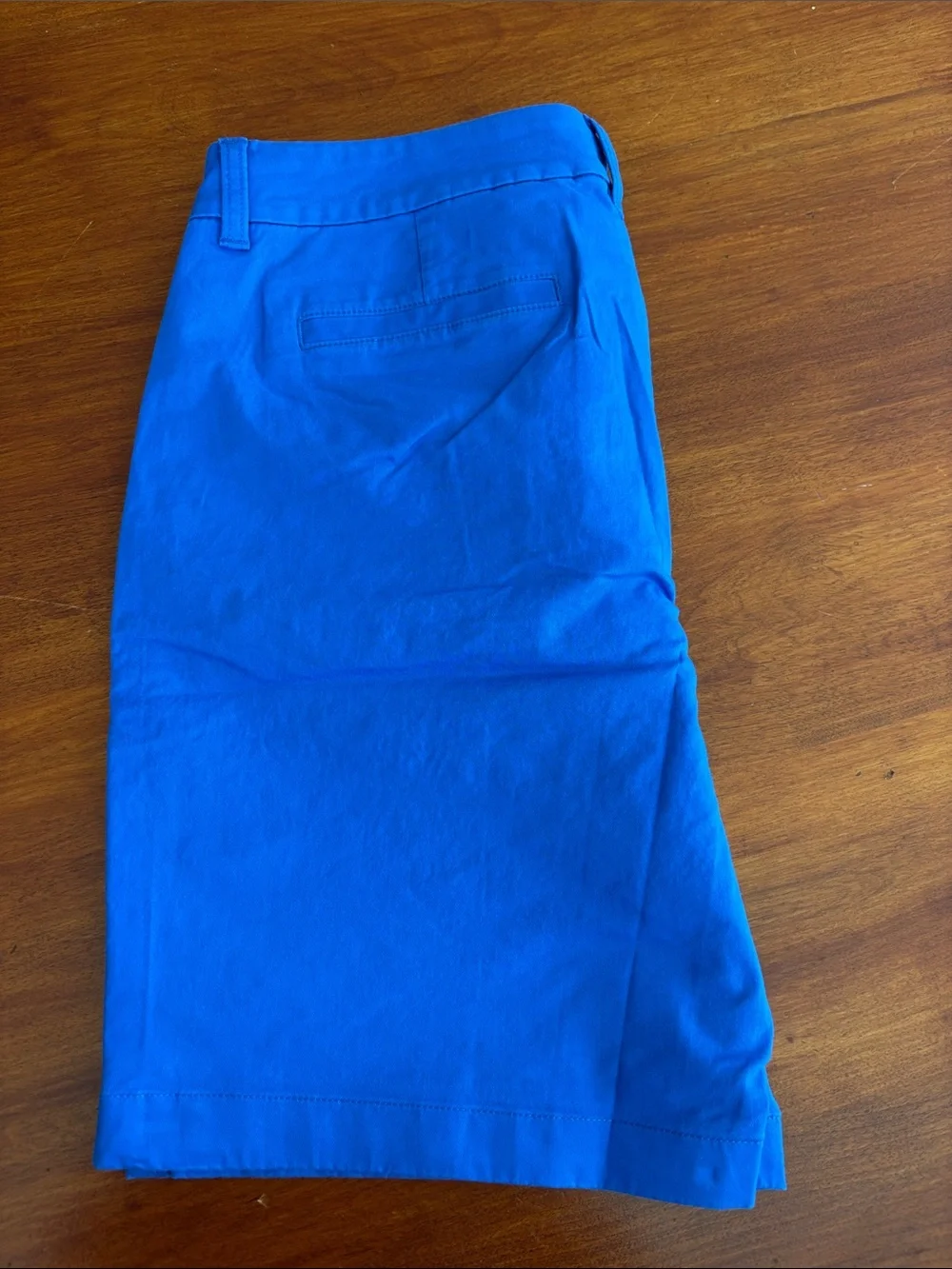 J. Crew women Bright Blue Chino Shorts. NWT